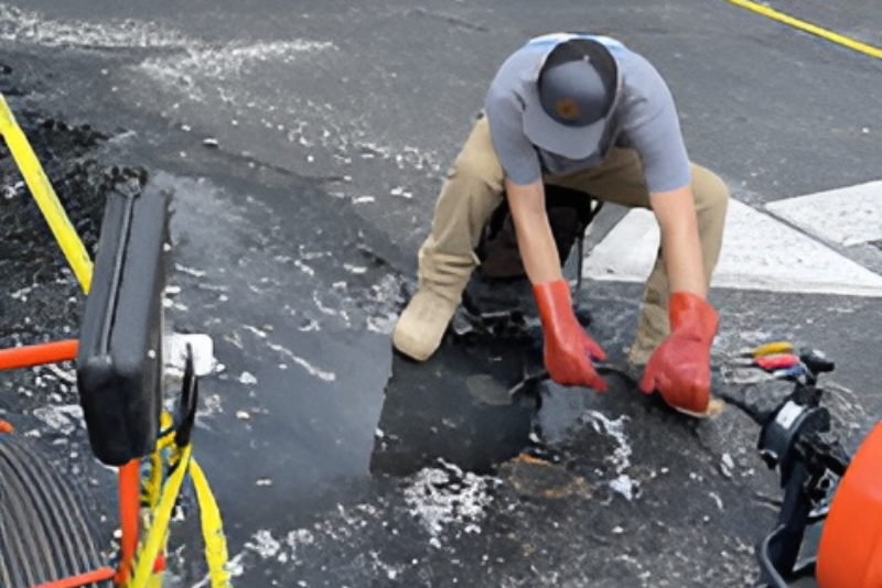 our emergency plumber is working on plumbing project in summerfield